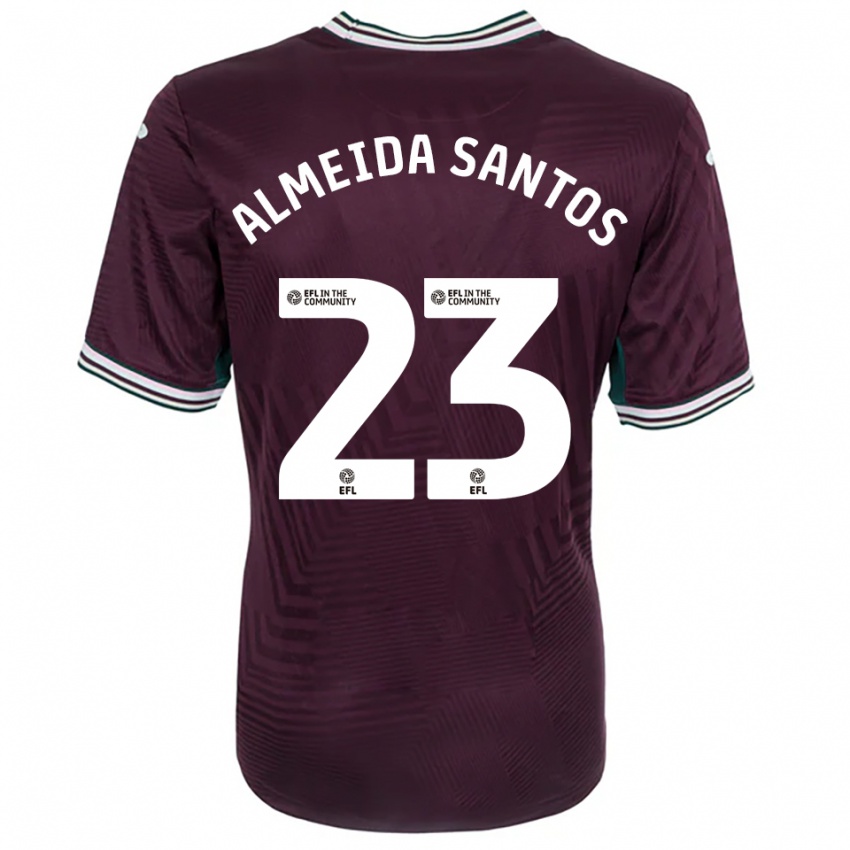 גברים Ricardo Santos #23 חלודה אדום לבן הרחק ג'רזי 2025/26 חולצה קצרה