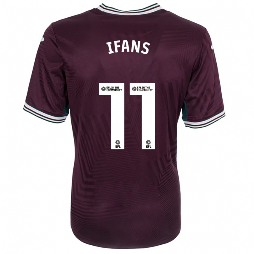 גברים קאיו איפאנס #11 חלודה אדום לבן הרחק ג'רזי 2025/26 חולצה קצרה