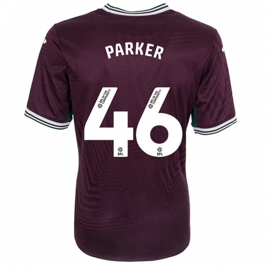 גברים ארתור פרקר #46 חלודה אדום לבן הרחק ג'רזי 2025/26 חולצה קצרה