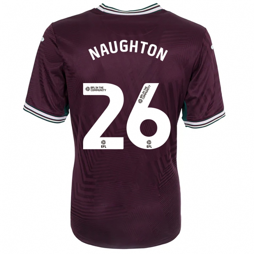 גברים קייל נוטון #26 חלודה אדום לבן הרחק ג'רזי 2025/26 חולצה קצרה