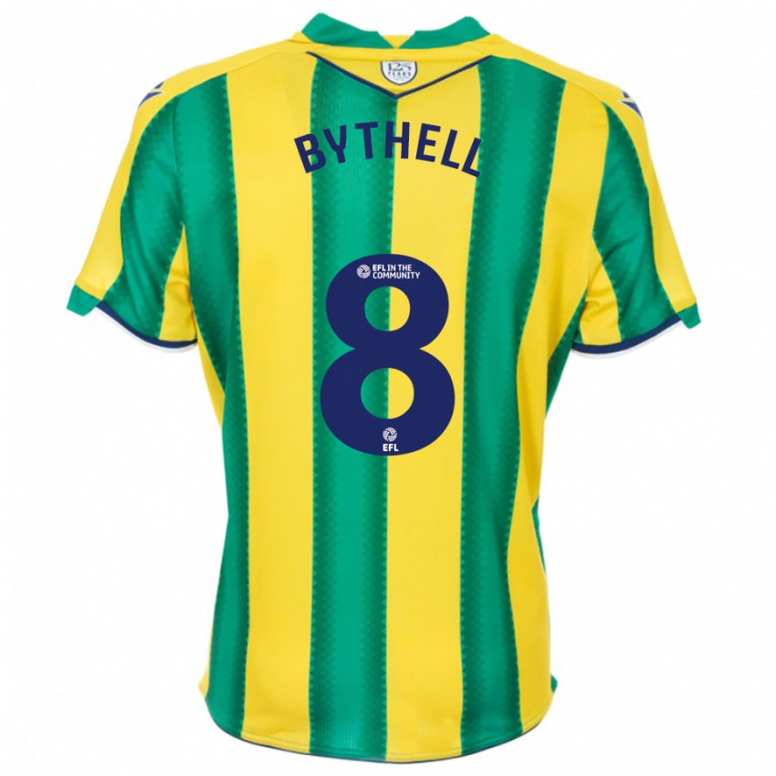 גברים ג׳יימס ביתל #8 צהוב ירוק הרחק ג'רזי 2025/26 חולצה קצרה