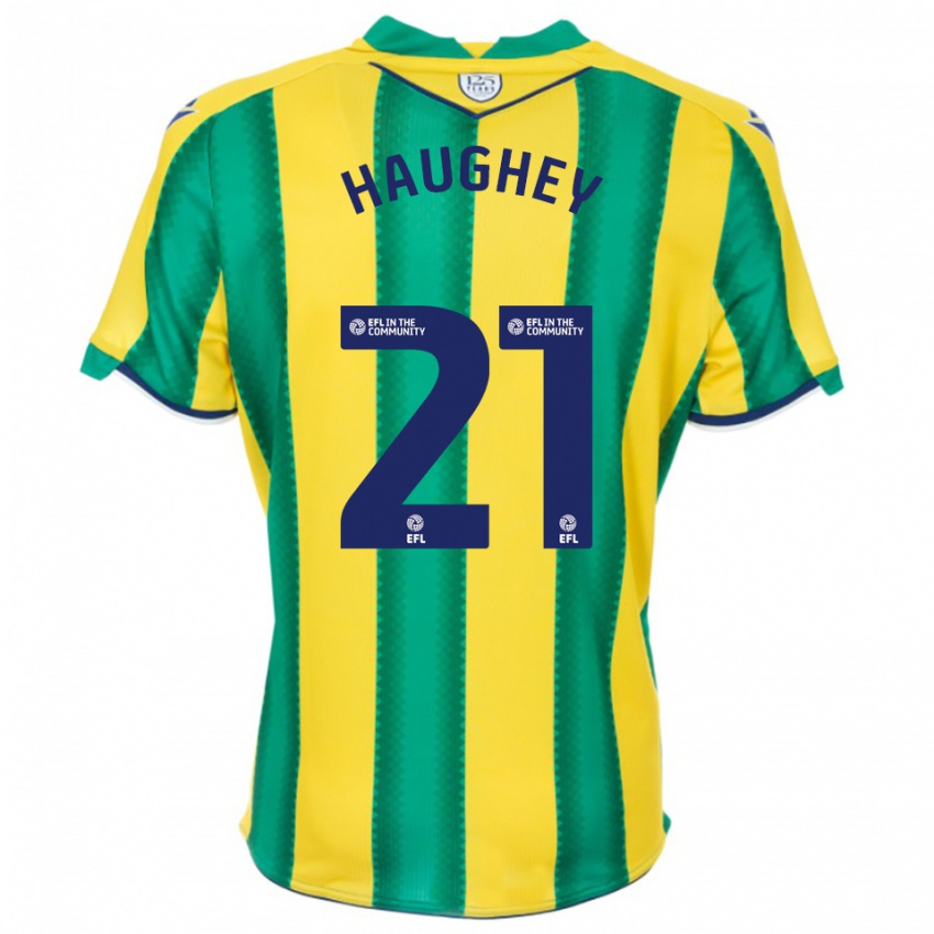 גברים אלה הוהי #21 צהוב ירוק הרחק ג'רזי 2025/26 חולצה קצרה