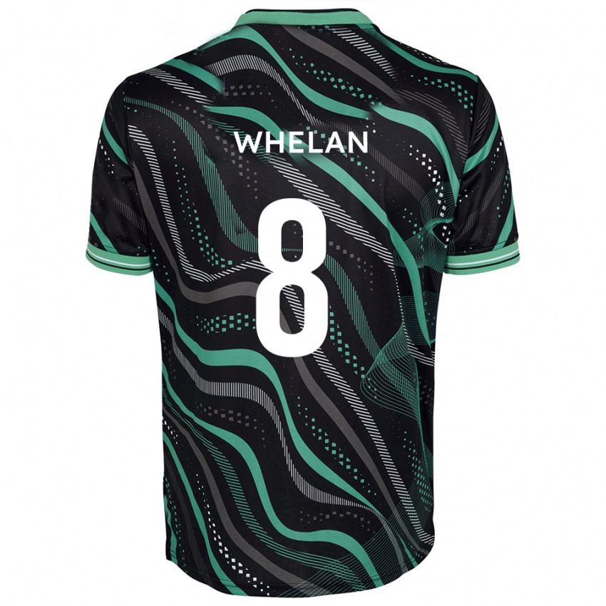 גברים קאלום וילן #8 שחור ירוק הרחק ג'רזי 2025/26 חולצה קצרה