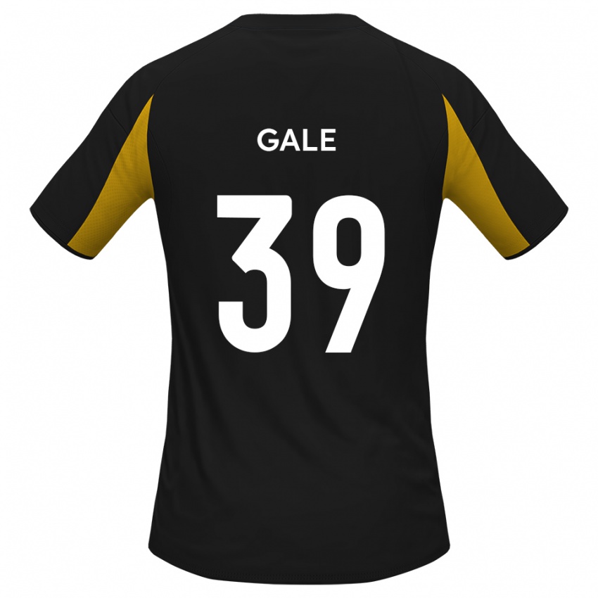 גברים ג'יימס גייל #39 שחור צהוב הרחק ג'רזי 2025/26 חולצה קצרה