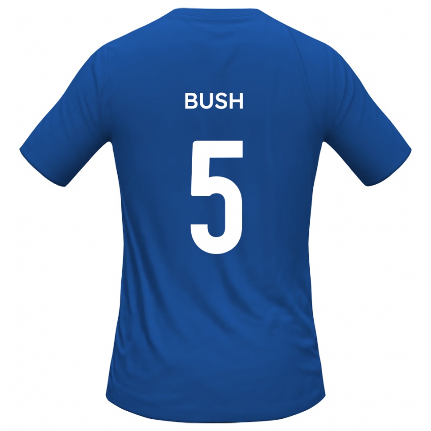 גברים Chris Bush #5 תכלת הרחק ג'רזי 2025/26 חולצה קצרה