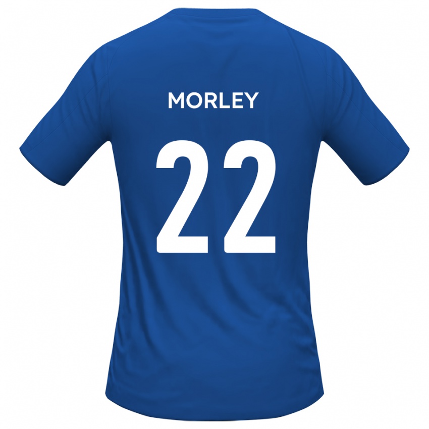 גברים Adam Morley #22 תכלת הרחק ג'רזי 2025/26 חולצה קצרה