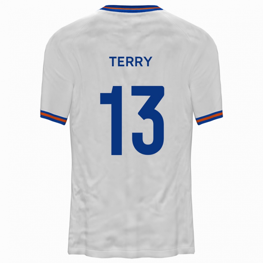 גברים מייסון טרי #13 לבן כחול הרחק ג'רזי 2025/26 חולצה קצרה