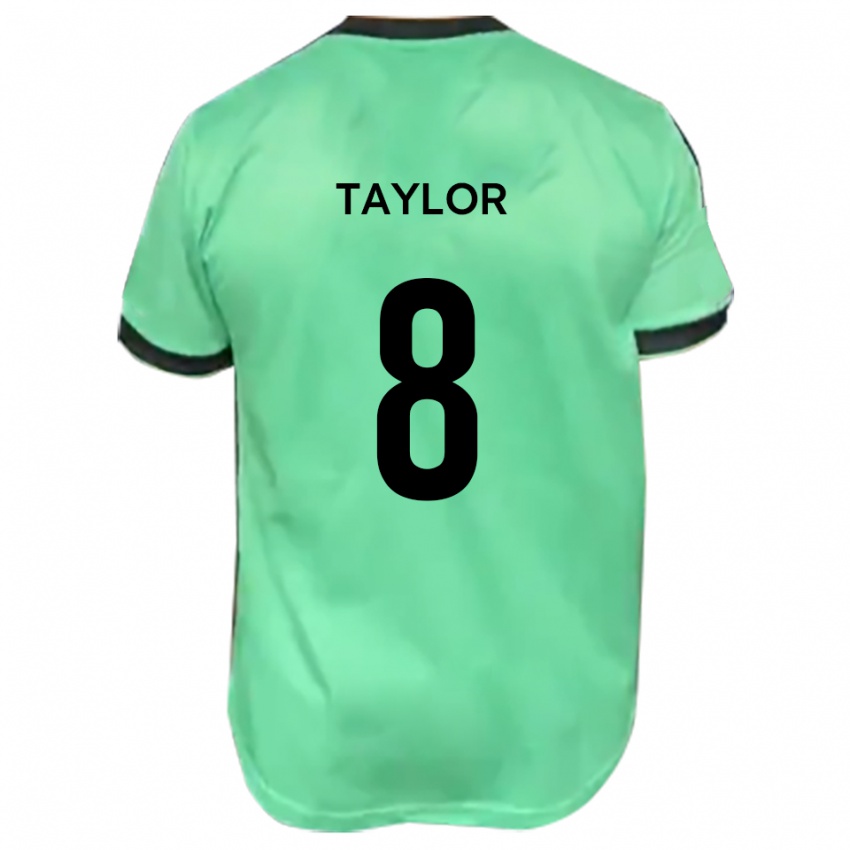 גברים Jake Taylor #8 טורקיז שחור הרחק ג'רזי 2025/26 חולצה קצרה