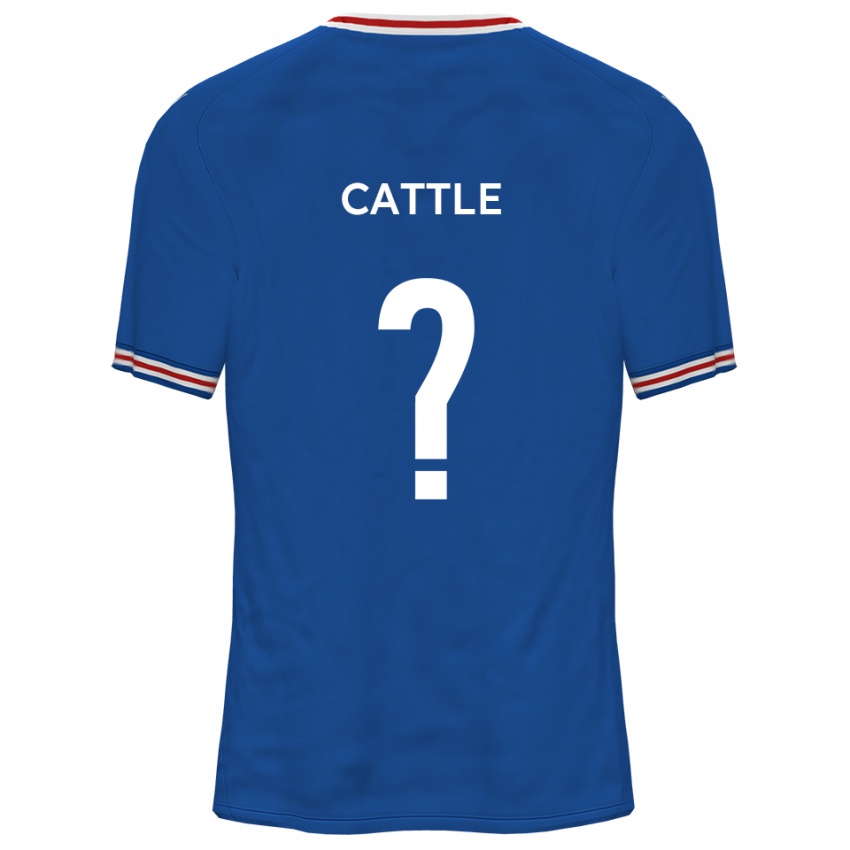 גברים Emily Cattle #0 כחול דודג'ר הרחק ג'רזי 2025/26 חולצה קצרה