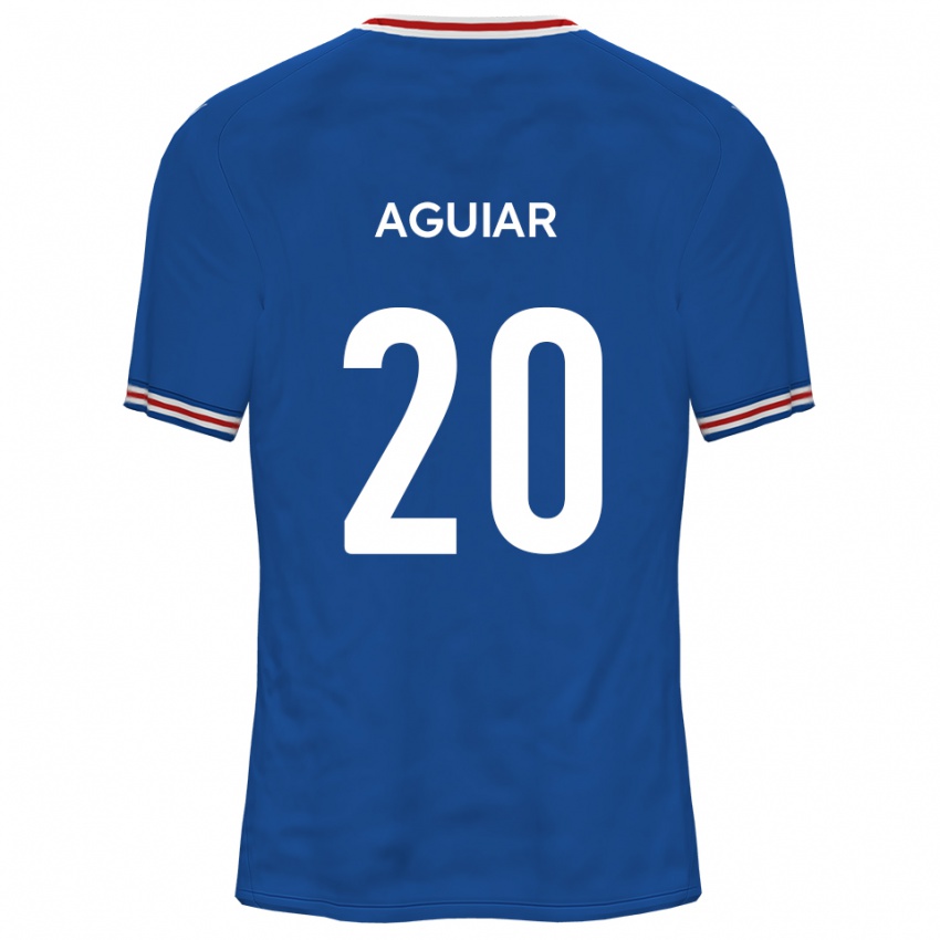 גברים ריקי אגייאר #20 כחול דודג'ר הרחק ג'רזי 2025/26 חולצה קצרה