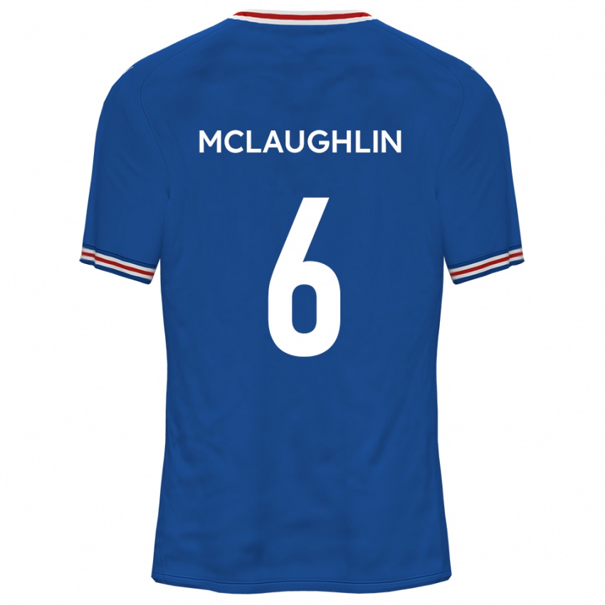 גברים פאדי מקלפלין #6 כחול דודג'ר הרחק ג'רזי 2025/26 חולצה קצרה