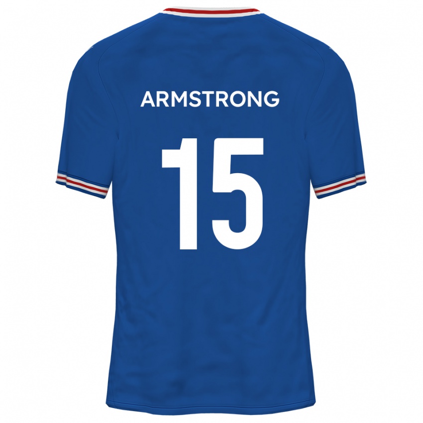 גברים מרווין ג׳וני ארמסטרונג #15 כחול דודג'ר הרחק ג'רזי 2025/26 חולצה קצרה