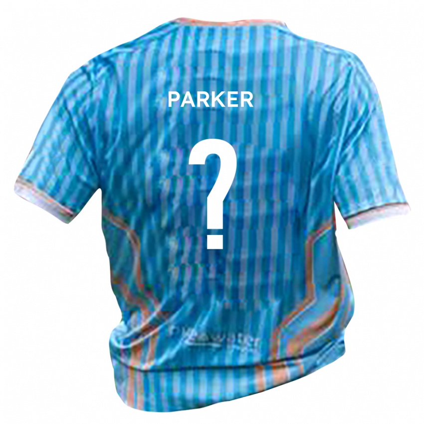 גברים Tom Parker #0 שחור זהב הרחק ג'רזי 2025/26 חולצה קצרה