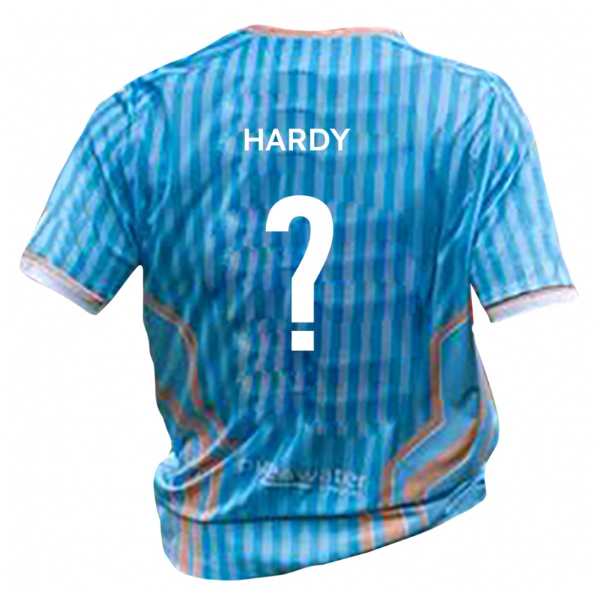 גברים Scott Hardy #0 שחור זהב הרחק ג'רזי 2025/26 חולצה קצרה