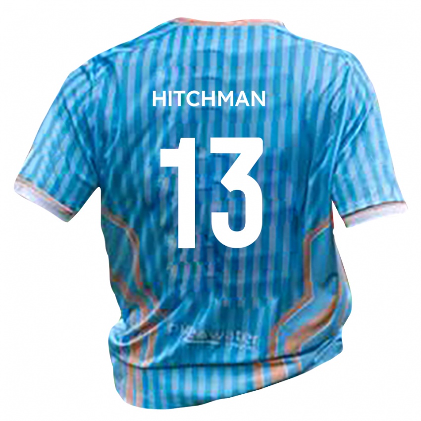 גברים Jack Hitchman #13 שחור זהב הרחק ג'רזי 2025/26 חולצה קצרה