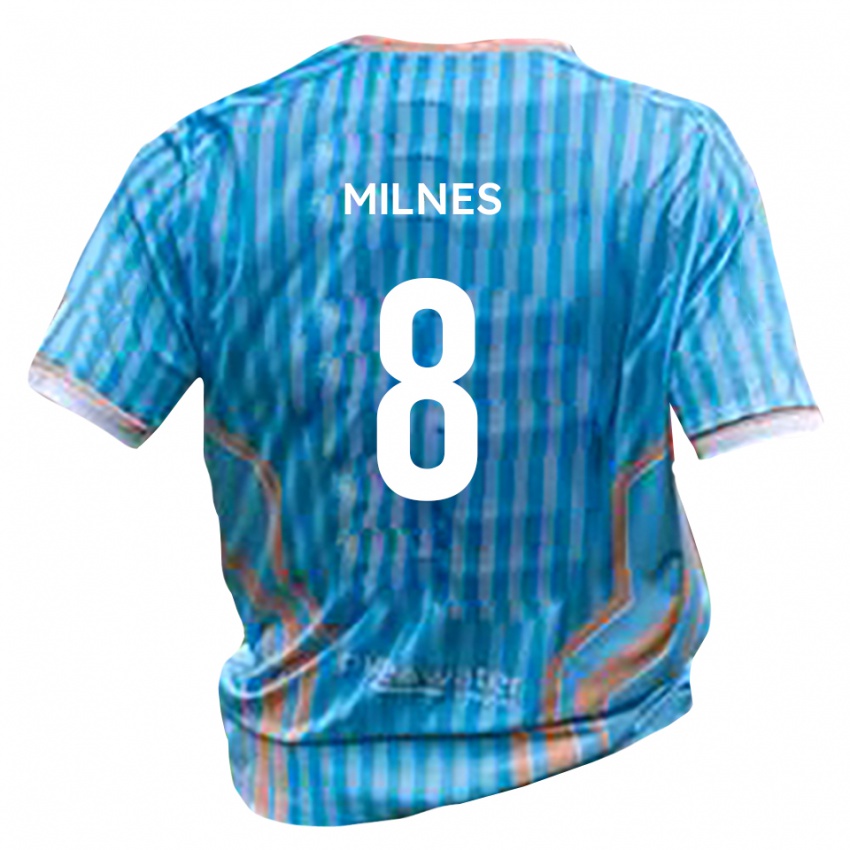 גברים בנג'מין מילנס #8 שחור זהב הרחק ג'רזי 2025/26 חולצה קצרה