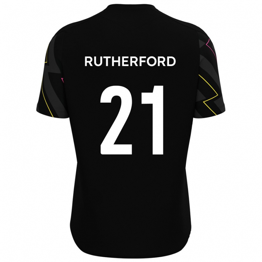 גברים אוסקר ת׳ור ראת׳רפורד #21 שחור אפור הרחק ג'רזי 2025/26 חולצה קצרה