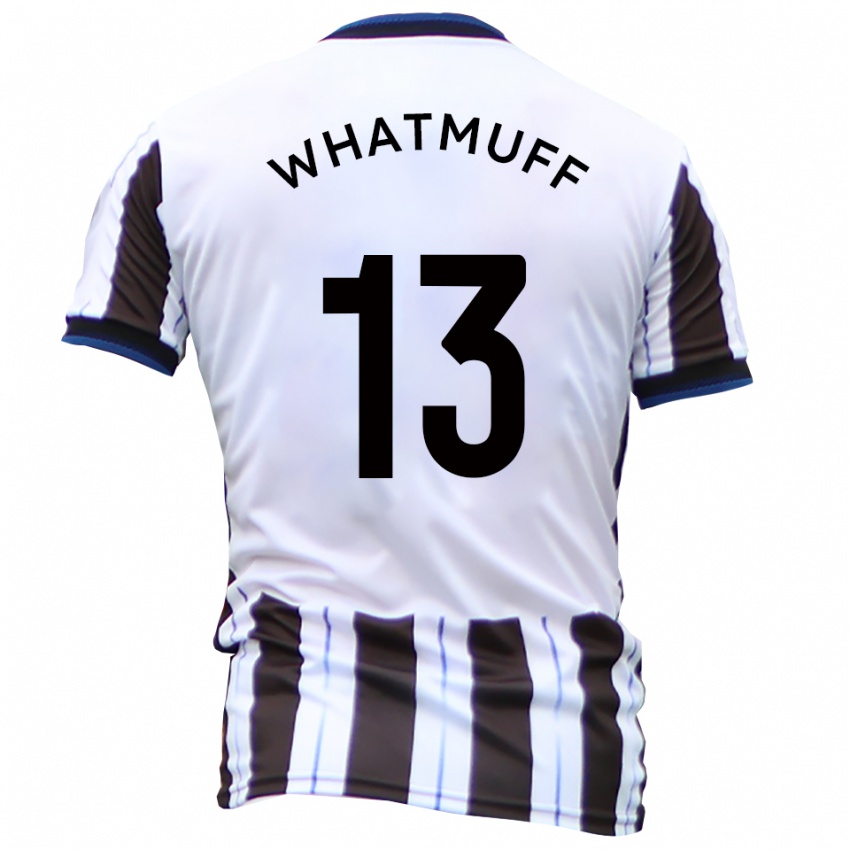 גברים אוליבר ווטמוף #13 לבן שחור הרחק ג'רזי 2025/26 חולצה קצרה