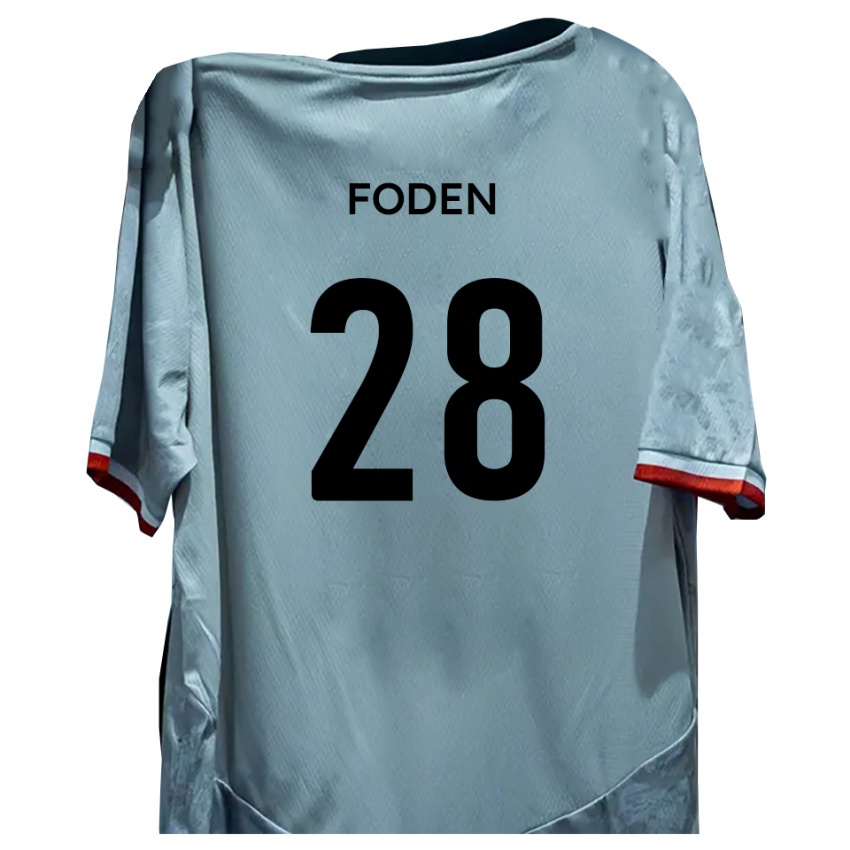 גברים דניאל פודן #28 לבן שחור הרחק ג'רזי 2025/26 חולצה קצרה