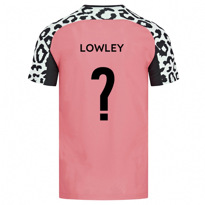 גברים Carys Lowley #0 ורוד שחור הרחק ג'רזי 2025/26 חולצה קצרה