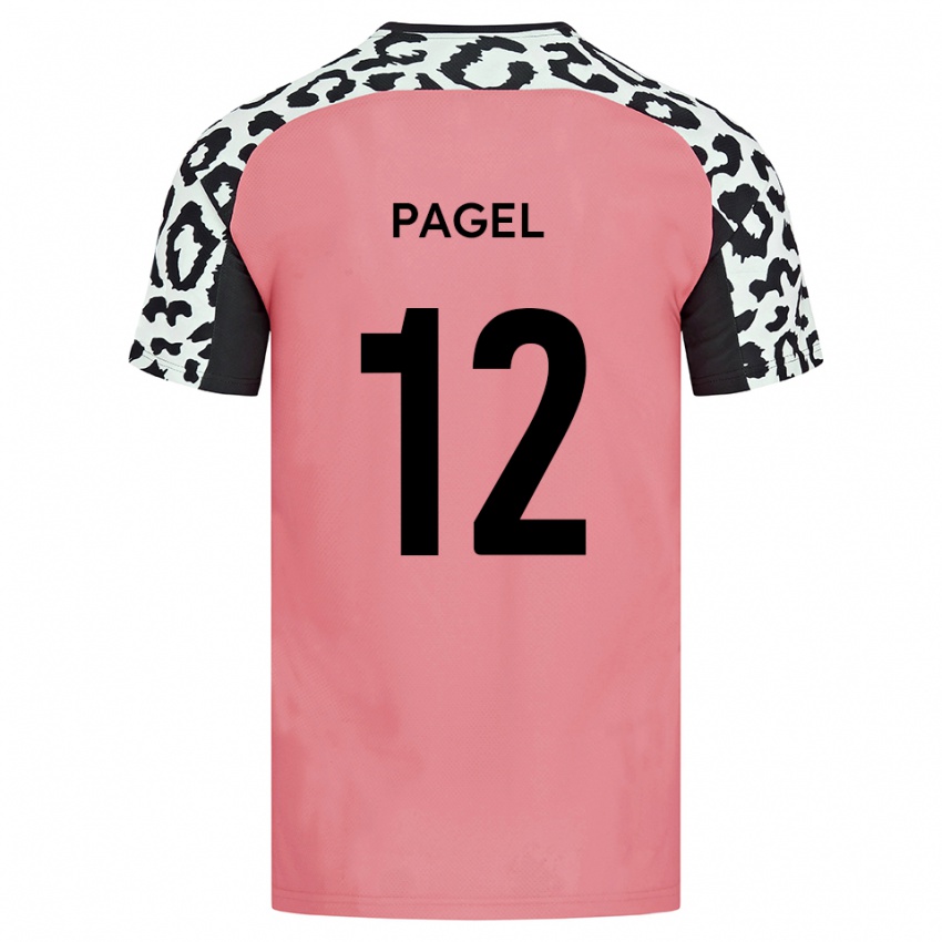 גברים פיאצ׳רה פאגל #12 ורוד שחור הרחק ג'רזי 2025/26 חולצה קצרה