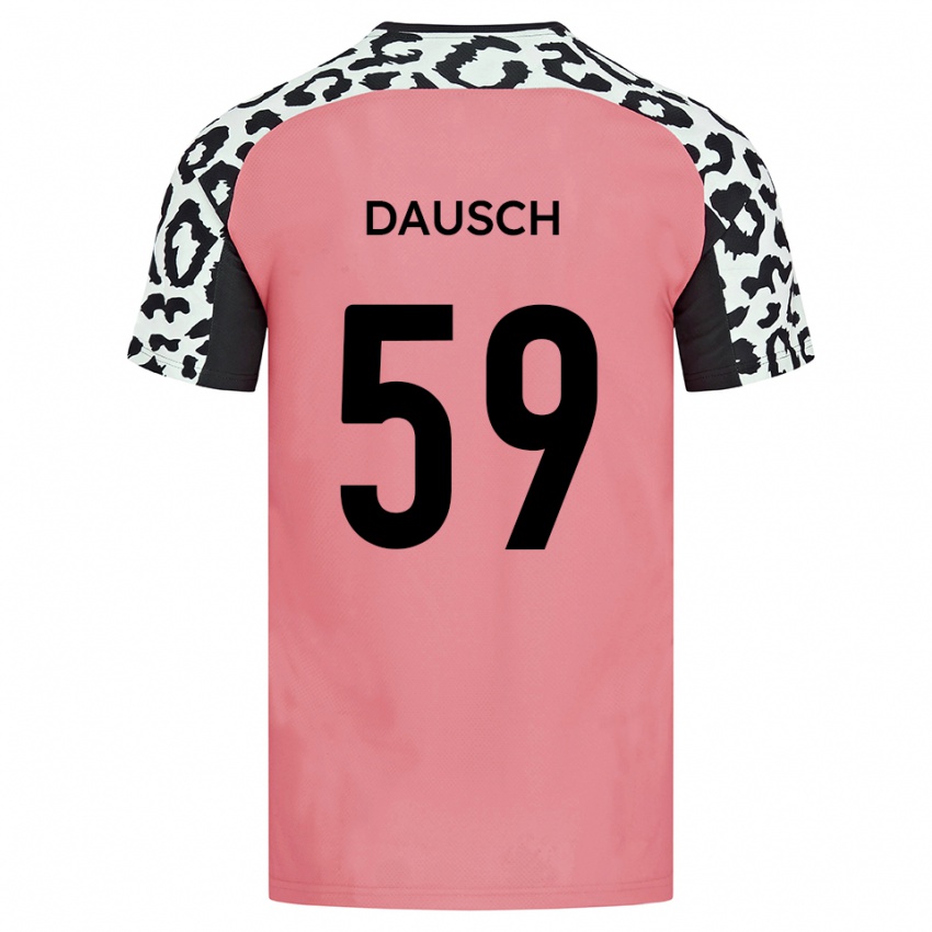 גברים איידן דאוש #59 ורוד שחור הרחק ג'רזי 2025/26 חולצה קצרה