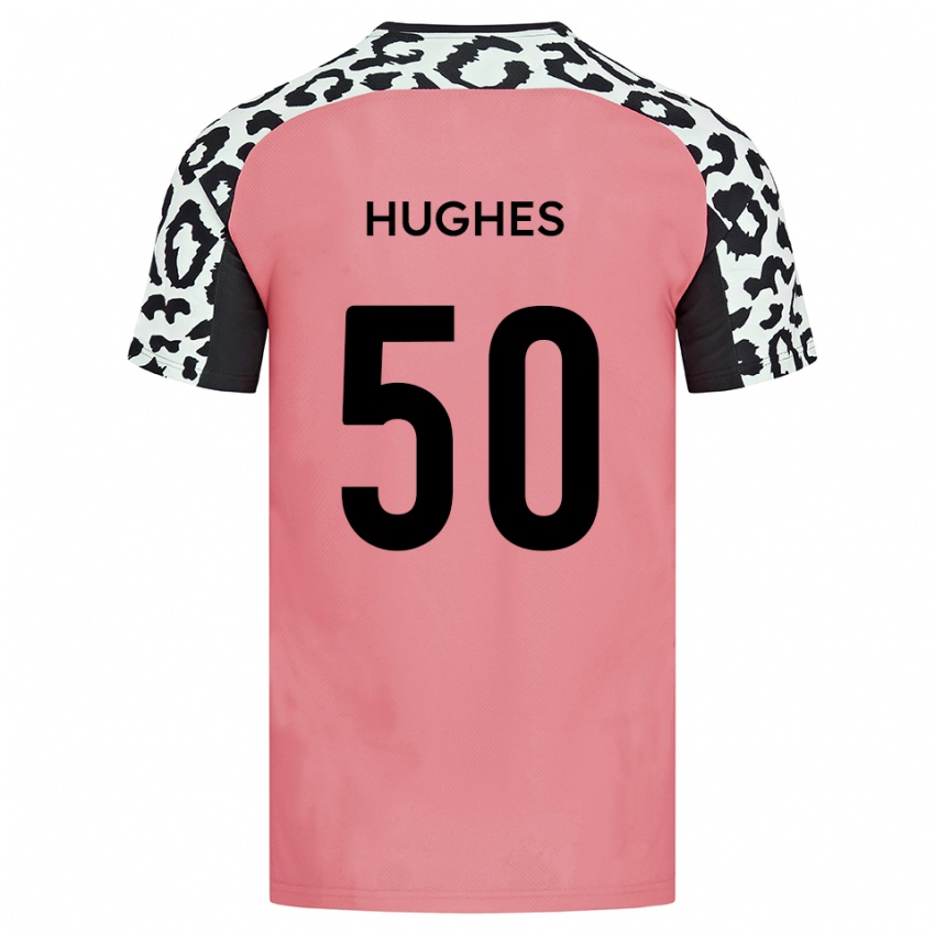 גברים אייזק יוז #50 ורוד שחור הרחק ג'רזי 2025/26 חולצה קצרה