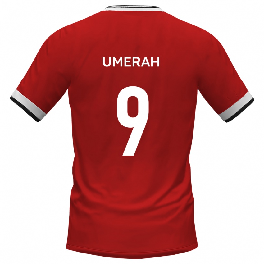 גברים ג'וש אומרח #9 לבן שחור הרחק ג'רזי 2025/26 חולצה קצרה