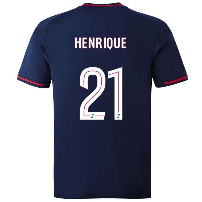 גברים אדם הנריק #21 כחול נייבי אדום הרחק ג'רזי 2025/26 חולצה קצרה