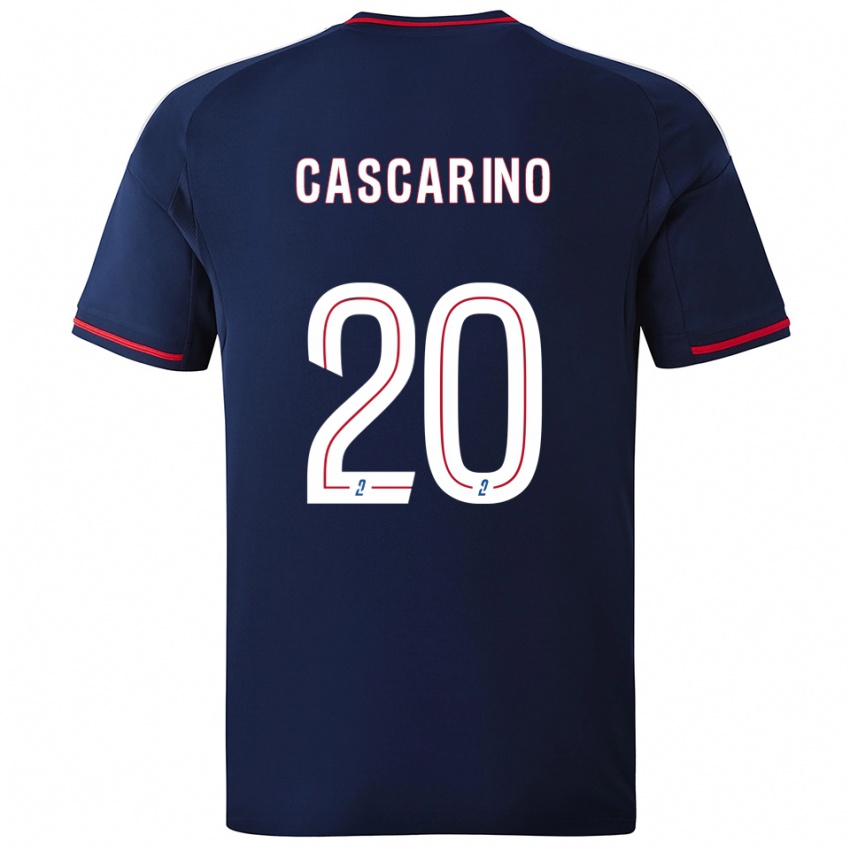 גברים דלפין קזקרינו #20 כחול נייבי אדום הרחק ג'רזי 2025/26 חולצה קצרה