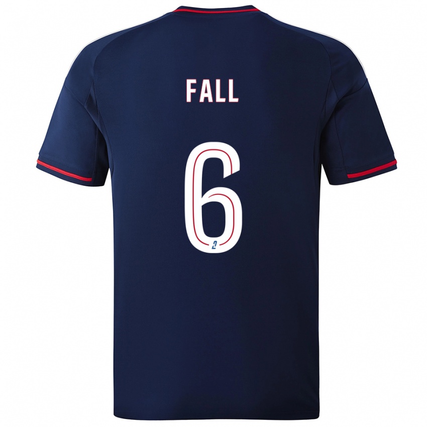 גברים פאלו פאל #6 כחול נייבי אדום הרחק ג'רזי 2025/26 חולצה קצרה