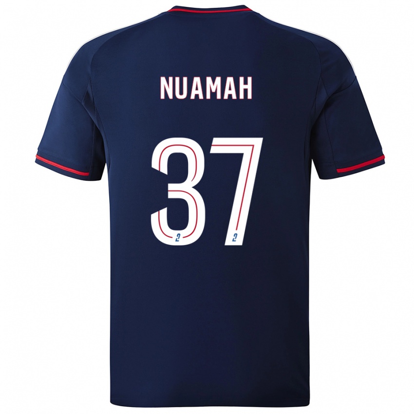 גברים ארנסט נואמה #37 כחול נייבי אדום הרחק ג'רזי 2025/26 חולצה קצרה
