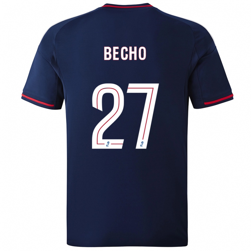 גברים ויקי באשו #27 כחול נייבי אדום הרחק ג'רזי 2025/26 חולצה קצרה