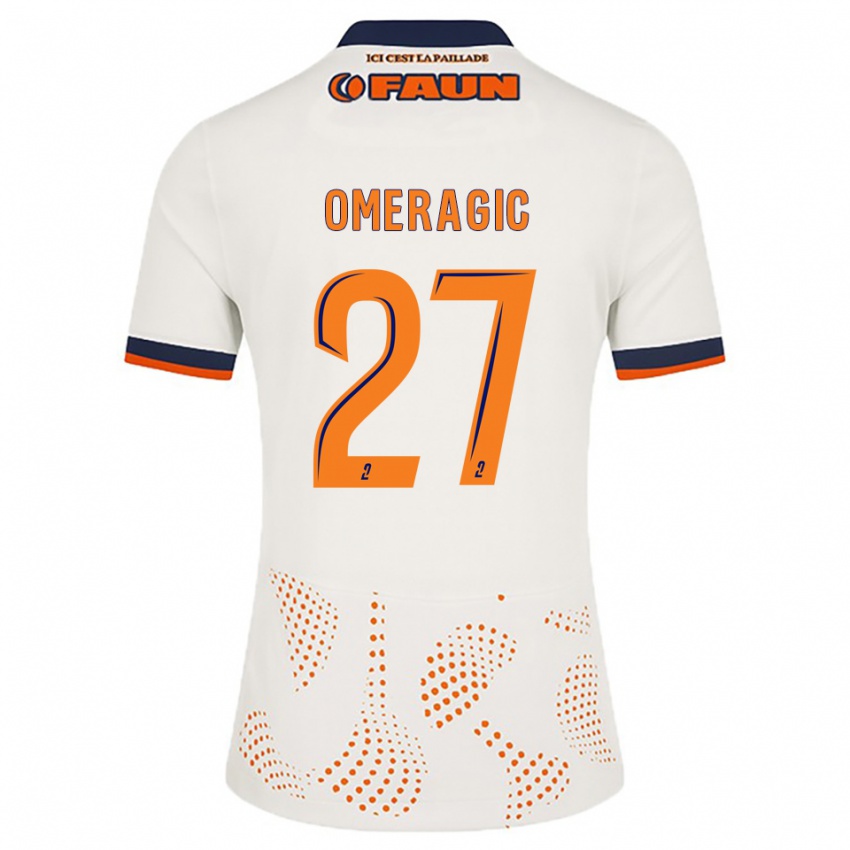 גברים בקיר אומראגיץ' #27 לבן כתום הרחק ג'רזי 2025/26 חולצה קצרה