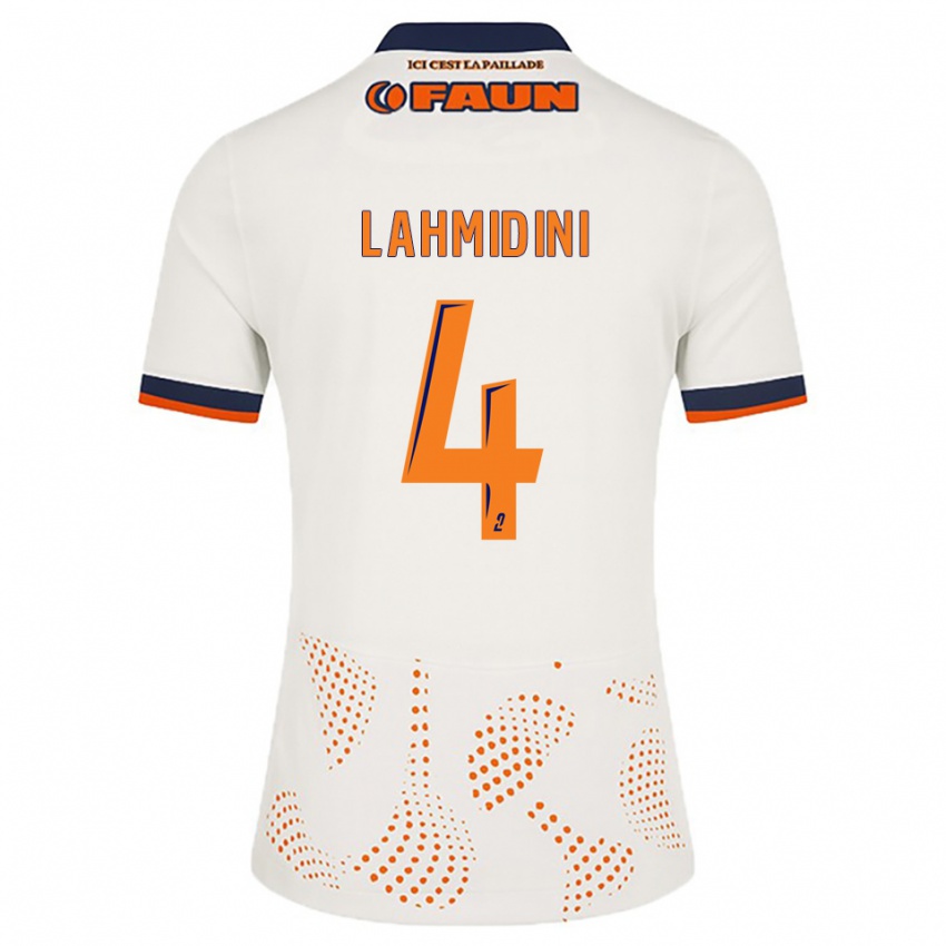 גברים Marouan Lahmidini #4 לבן כתום הרחק ג'רזי 2025/26 חולצה קצרה