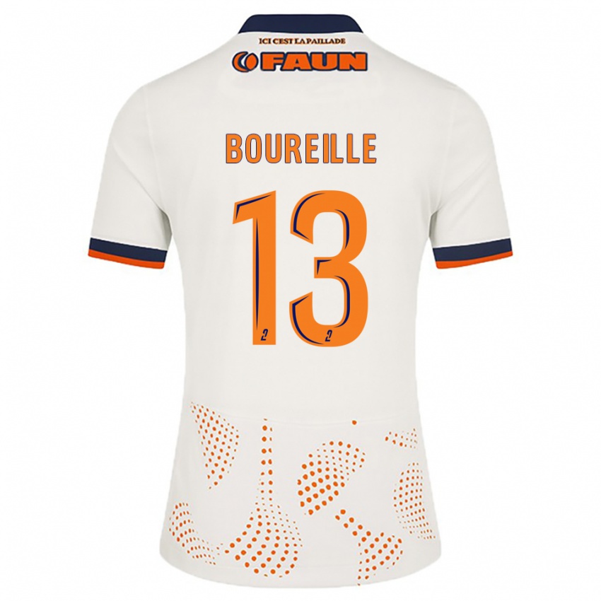 גברים Celeste Boureille #13 לבן כתום הרחק ג'רזי 2025/26 חולצה קצרה