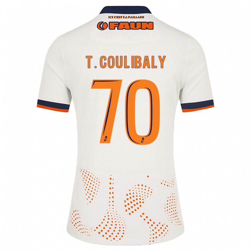 גברים טאנגי קוליבאלי #70 לבן כתום הרחק ג'רזי 2025/26 חולצה קצרה
