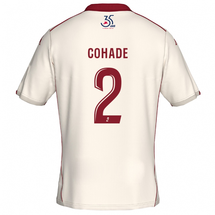 גברים מאתיס קוהאדה #2 לבן בורדו הרחק ג'רזי 2025/26 חולצה קצרה