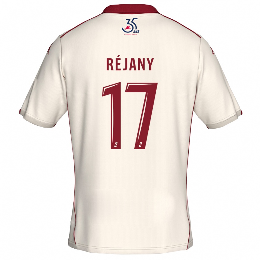 גברים Louise Réjany #17 לבן בורדו הרחק ג'רזי 2025/26 חולצה קצרה