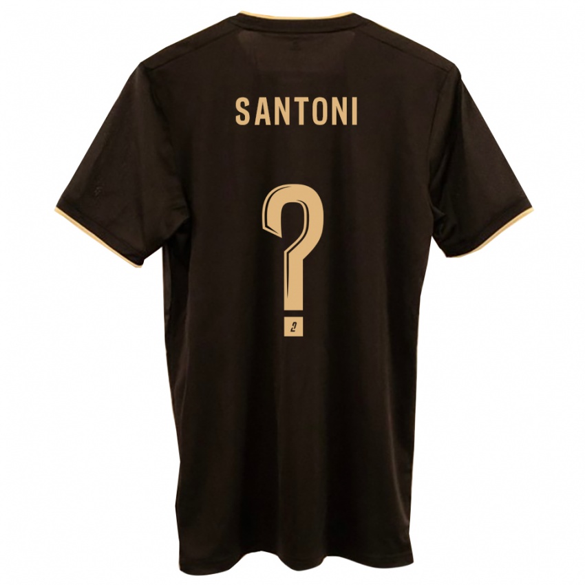 גברים Pierre Santoni #0 כחול אדום הרחק ג'רזי 2025/26 חולצה קצרה