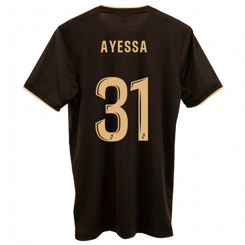 גברים Jésah Ayessa #31 כחול אדום הרחק ג'רזי 2025/26 חולצה קצרה