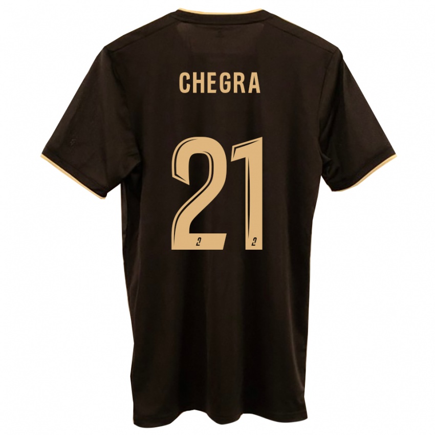 גברים Ivane Chegra #21 כחול אדום הרחק ג'רזי 2025/26 חולצה קצרה