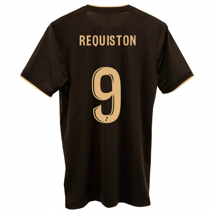 גברים Yanis Paquillé Requiston #9 כחול אדום הרחק ג'רזי 2025/26 חולצה קצרה