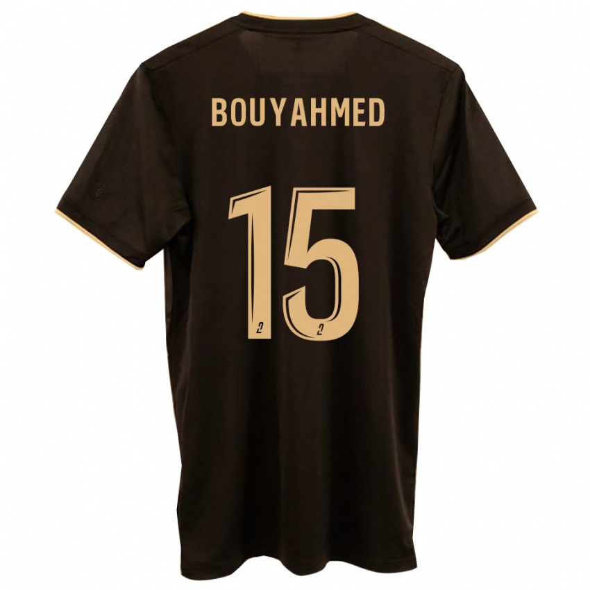 גברים Nasser Bouyahmed #15 כחול אדום הרחק ג'רזי 2025/26 חולצה קצרה