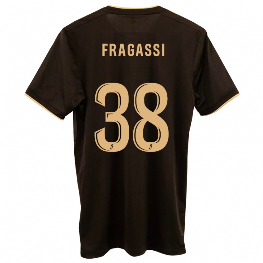 גברים Tom Fragassi #38 כחול אדום הרחק ג'רזי 2025/26 חולצה קצרה