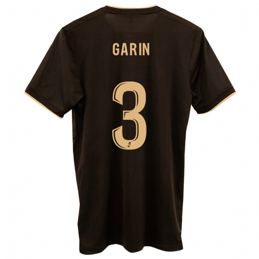 גברים Gabriel Garin #3 כחול אדום הרחק ג'רזי 2025/26 חולצה קצרה