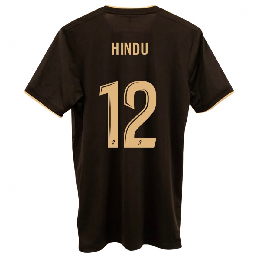 גברים Fharel Hindu #12 כחול אדום הרחק ג'רזי 2025/26 חולצה קצרה