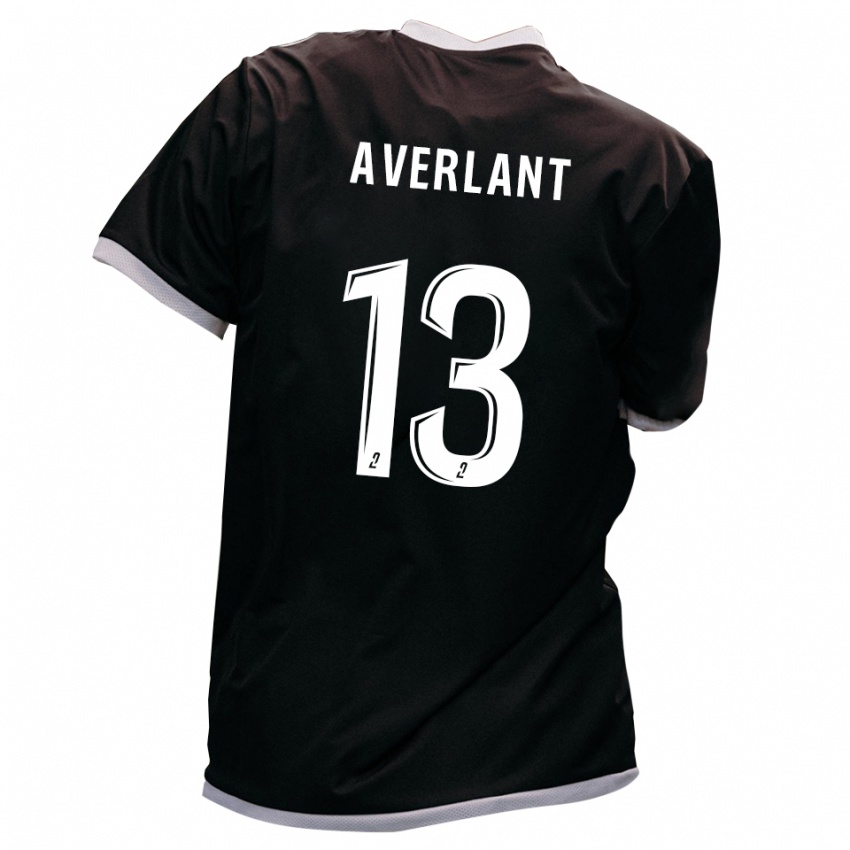 גברים Teddy Averlant #13 שחור זהב הרחק ג'רזי 2025/26 חולצה קצרה