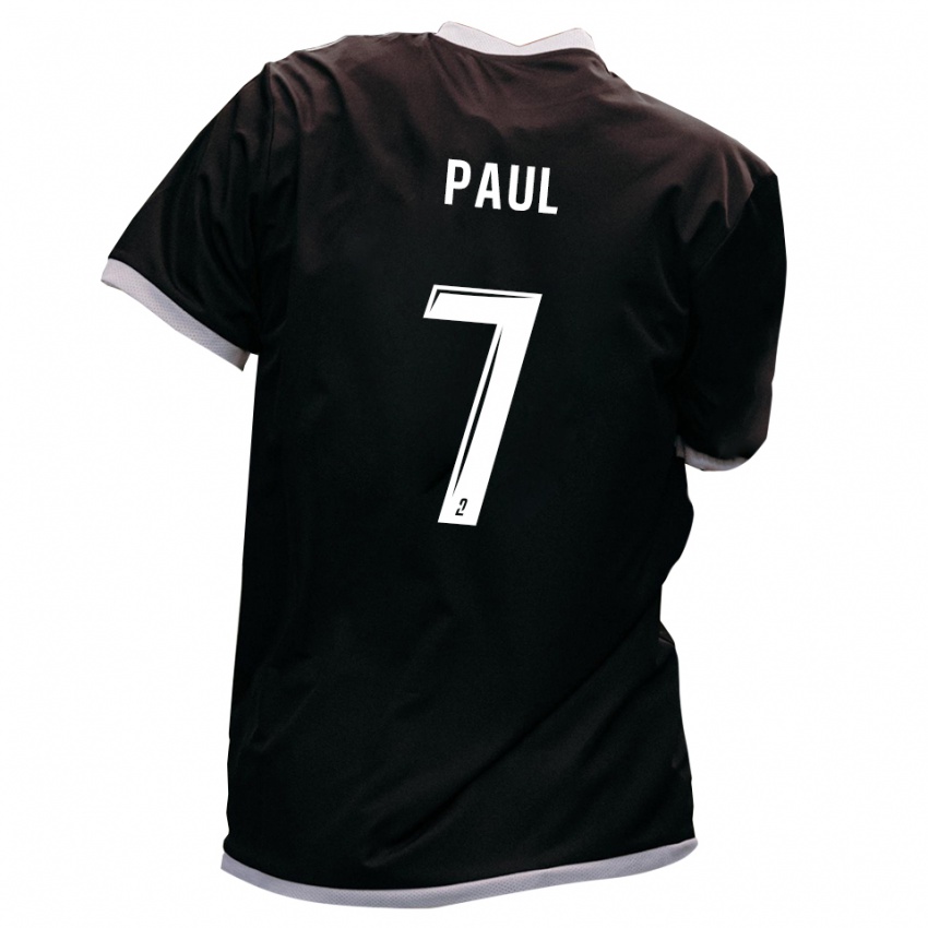 גברים Peterson Paul #7 שחור זהב הרחק ג'רזי 2025/26 חולצה קצרה