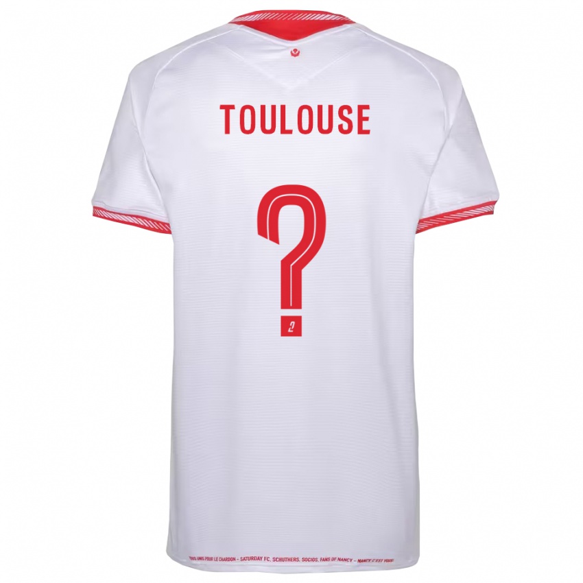 גברים Laura Toulouse #0 שחור אדום הרחק ג'רזי 2025/26 חולצה קצרה